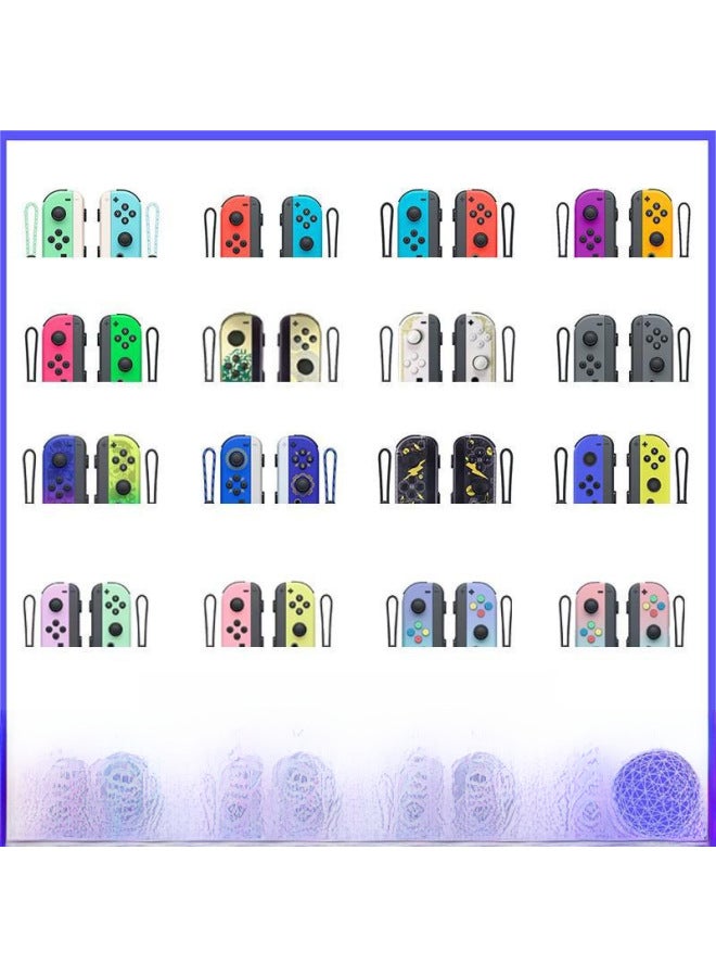 NS Switch Left And Right Handle Joycon Handle Switch Bluetooth Handle With NFC Wake-up Hand Rope-Product Color:purple Yellow Handle  - Image 2