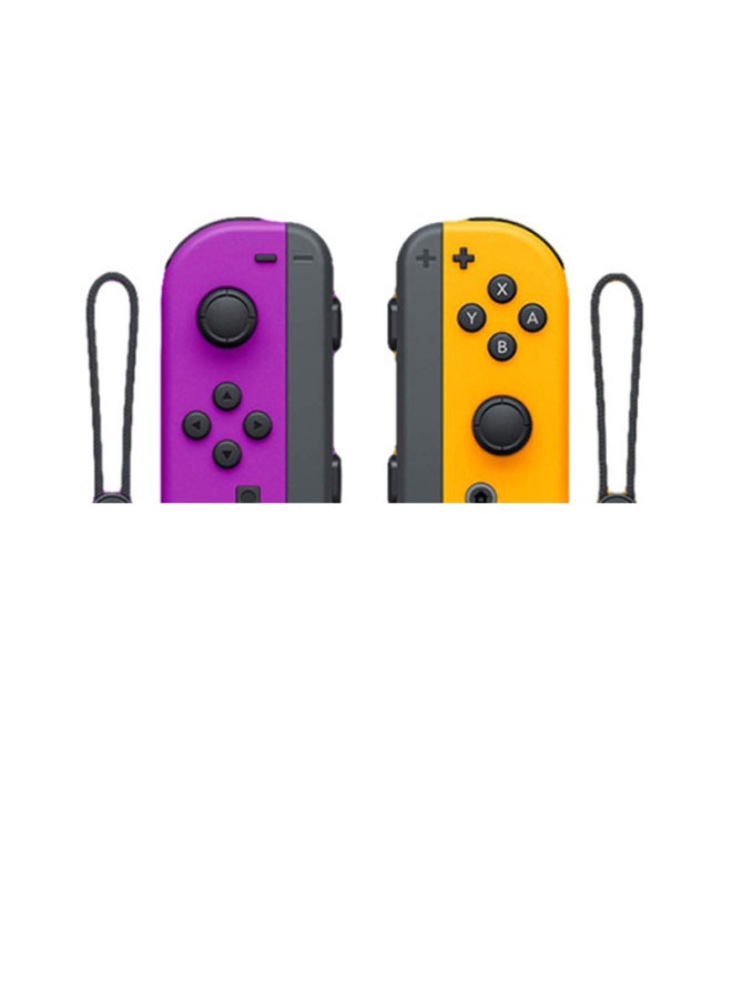 NS Switch Left And Right Handle Joycon Handle Switch Bluetooth Handle With NFC Wake-up Hand Rope-Product Color:purple Yellow Handle  - Image 1