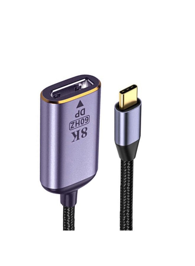 NFHK USB4 USB-C Type-C Source to Displayport DP Female Cable Display 8K 60HZ UHD 4K Monitor Displays - Image 1