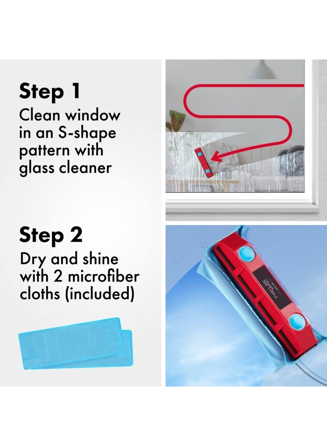 Tyroler Bright Tools The Glider D2 Magnetic Window Cleaner for Double Glazed Windows Fit to 03in 07in Window Thickness Glass Cleaner - Image 3