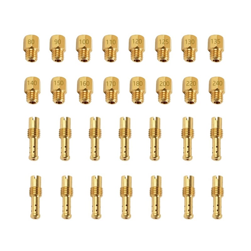 YUKIIATIF 30 Pcs Carburetor Main Jet and Pilot Slow Jet Kit for Mikuni VM18 VM20 VM22 VM26 VM24 VM28 VM30 VM32 VM34 VM36 VM38 VM44 Carbs - Image 3