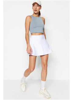 White 2 Layer Tennis Knitted Sports Shorts Skirt With Shorts TWOSS22SR00067 - pzsku/Z8F110B41E0FF2DFD4435Z/45/_/1730941022/09b8bceb-049b-4f20-86ad-c7a68e2a322e