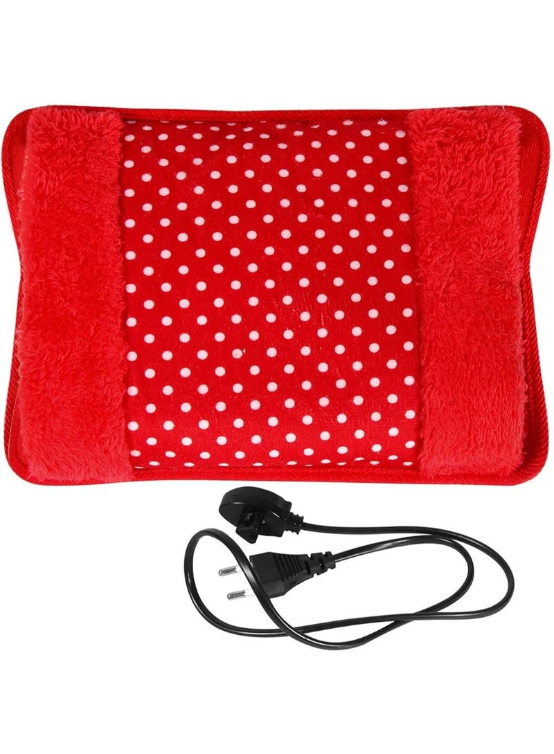 لايف إن بيور كيس الماء الساخن الكهربائي باللون الأحمر - Image 1