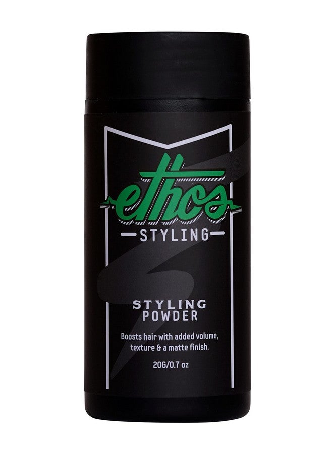 Ethos Styling Texture Powder - Texturizing & Mattifying Hair Powder for Men - Grooming, Volumizing & Hair Styling Products for Extra Volume, Control & Strong All-Day Grip - Matte, Wavy Finish - 20g - Image 2