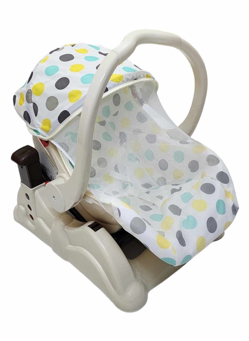 BABYCARA Baby Rocking Chair Adjustable 3 Different Heights Detachable Base with Net and Comfortable  - Image 1