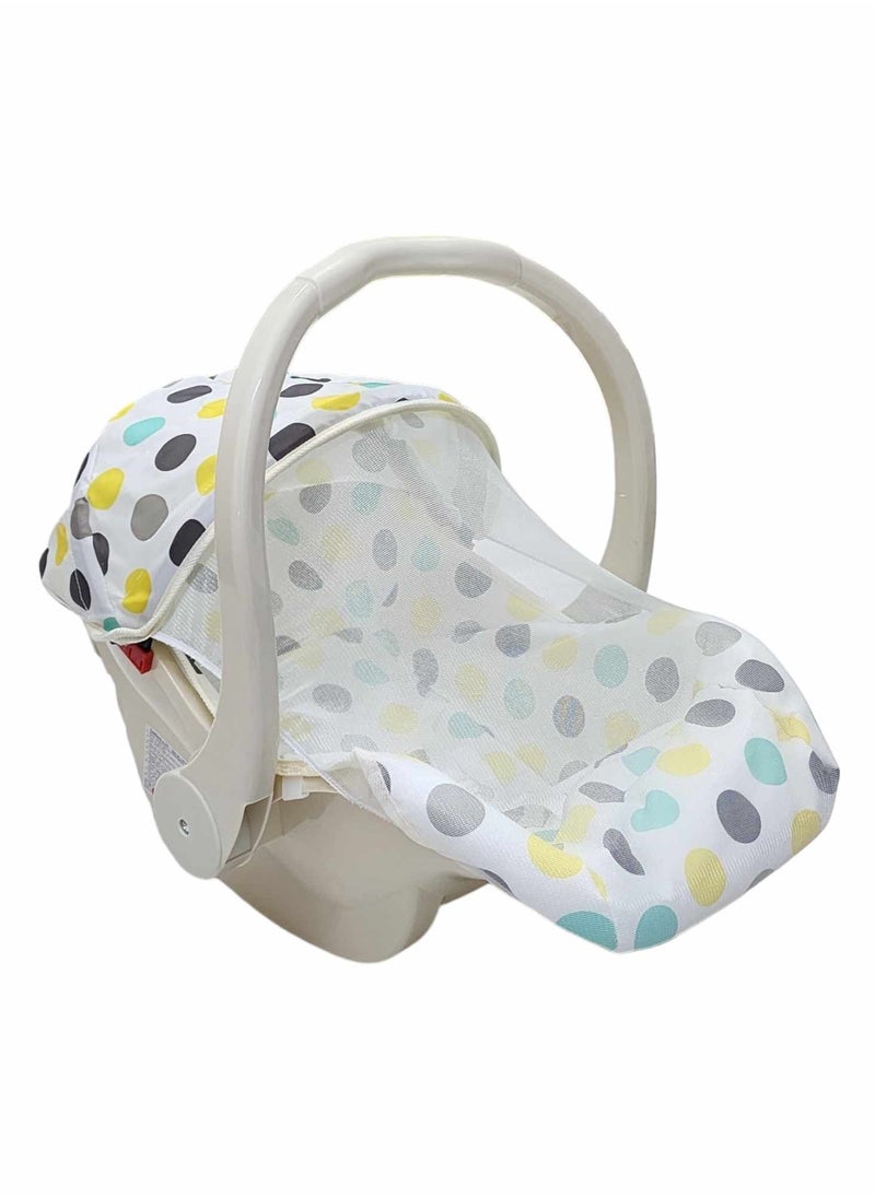 BABYCARA Baby Rocking Chair Adjustable 3 Different Heights Detachable Base with Net and Comfortable  - Image 5