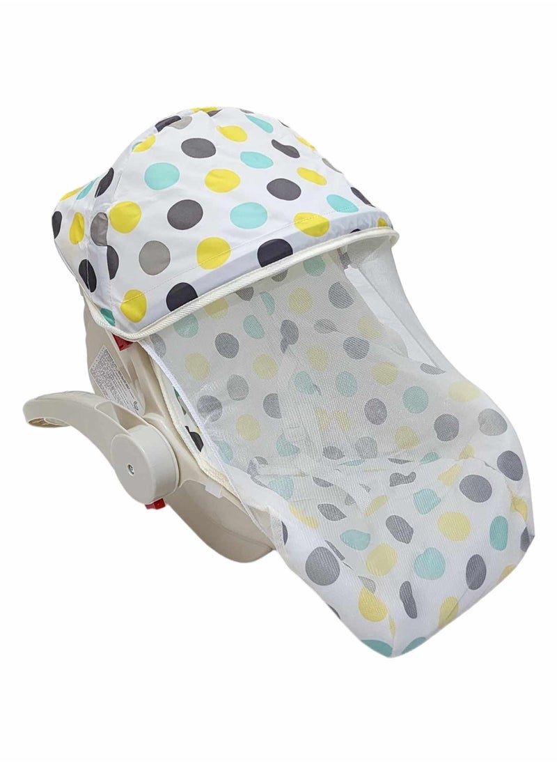 BABYCARA - Baby Rocking Chair Adjustable 3 Different Heights Detachable Base with Net and Comfortable - Image 1