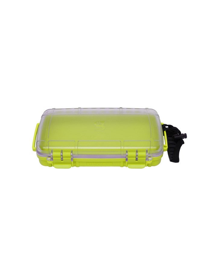 Geckobrands Waterproof Dry Box Storage Case, Medium, Neon Green Watertight & Airtight Dry Box For Phone, Wallet  - Image 2