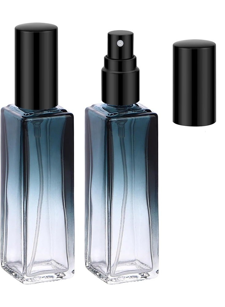 ساني بخاخ عطر للسفر سعة 20 مل، زجاجتان عطر محمولتان قابلتان لإعادة التعبئة، زجاجات رذاذ زجاجية فارغة لتوزيع مستحضرات التجميل كولونيا، زجاجة بخاخ عينة رذاذ ناعم للسفر - Image 1