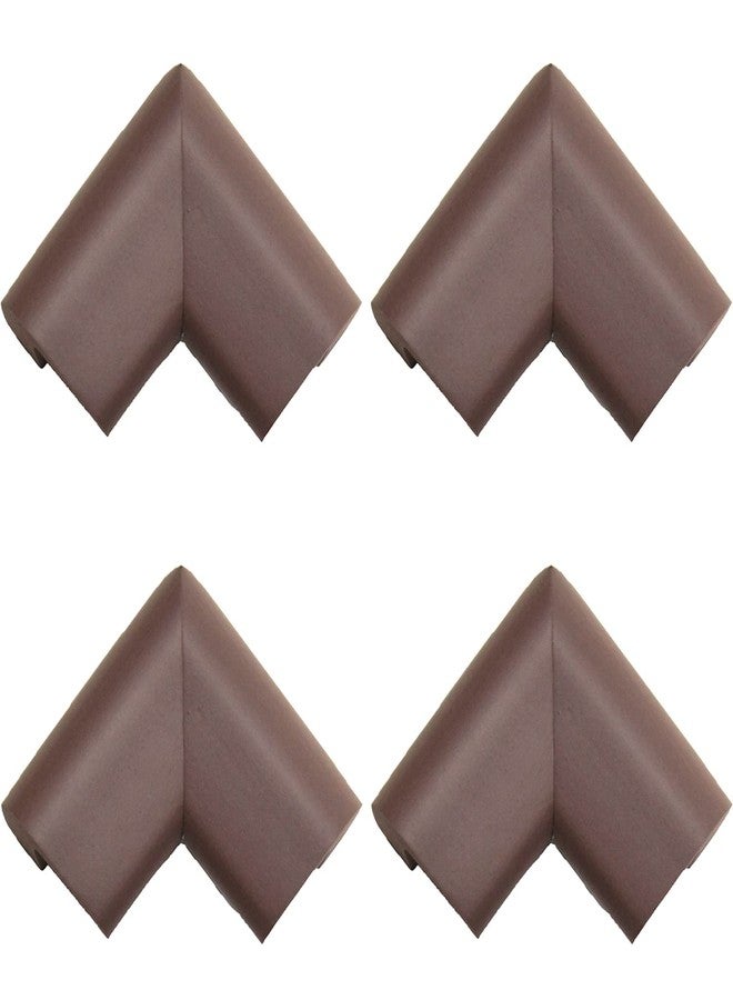 JENICO WORLD Proofing Corner Protectors with 3M Sticker Style Thin & Sleek Design for Ultimate Safety | Protector Furniture, Sharp Corner Cushions for Baby Safety & Baby (Set of 4 20 Brown) - Image 1