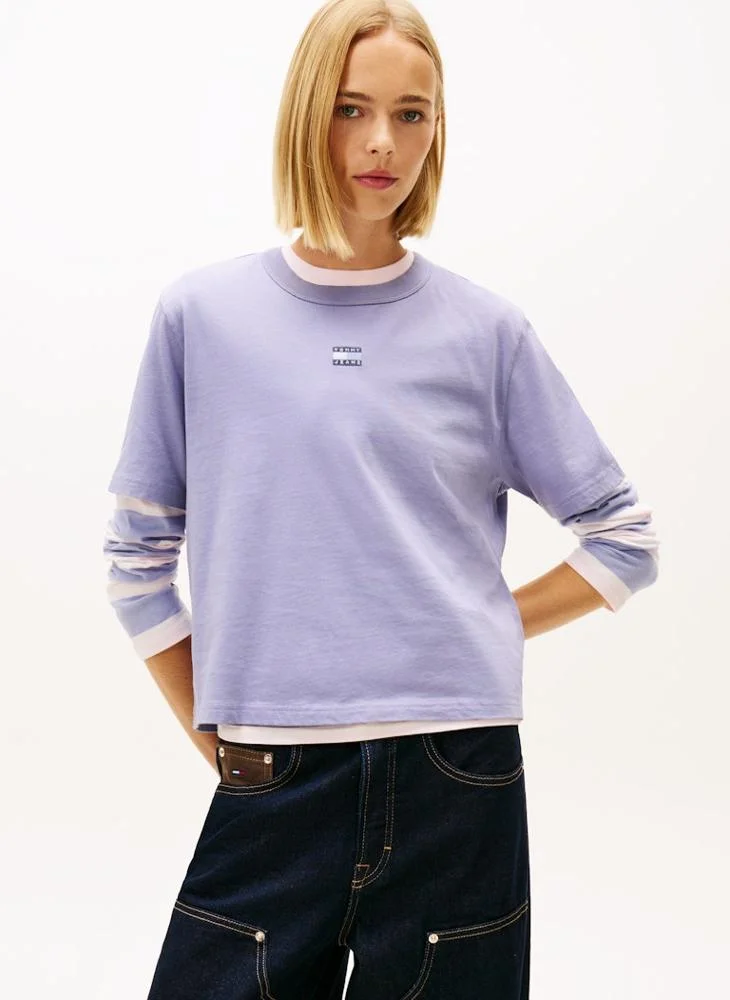 TOMMY JEANS Logo Crew Neck T-Shirt