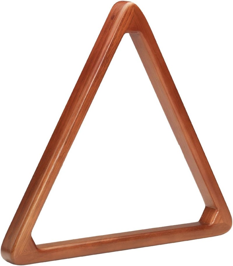 Pro Series TR8HD-F Heavy Duty Wooden Billiard Ball 8-Ball Triangle Rack, Old World Mahogany,black