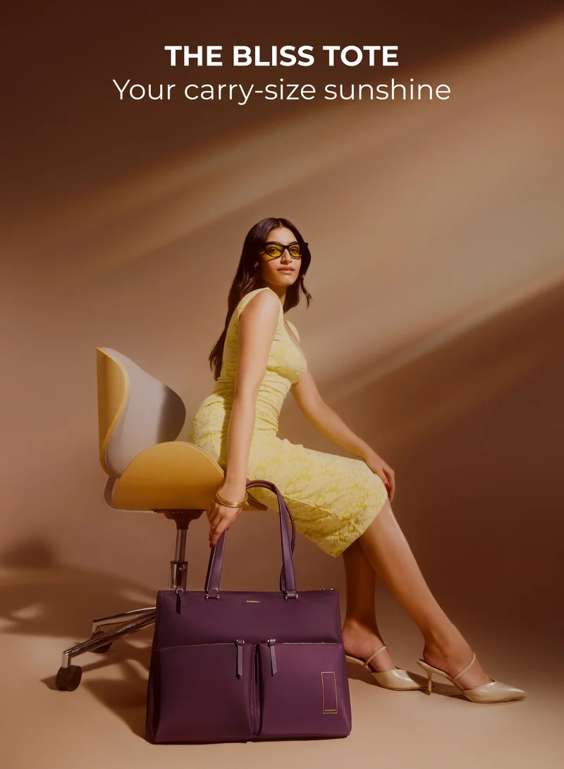Mokobara The Bliss Tote - Vegan Leather, Plot Twist, Purple