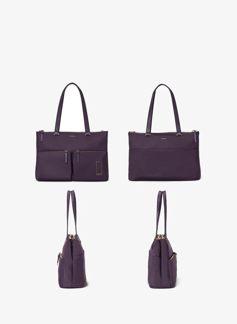 Mokobara Plot Twist The Bliss Tote - Vegan Leather, Plot Twist, Purple for Women | Best Price UAE