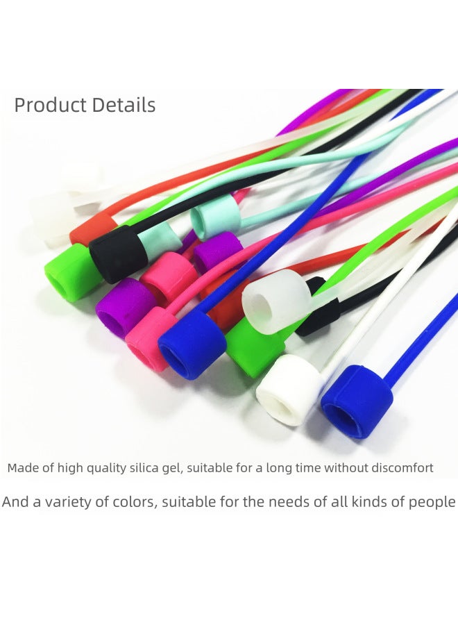 Anti-loss Silicone Magnetic Absorption Earphone Lanyard Wireless Bluetooth Headset Accessories Suitable For Airpods-Color:Hidden Magnetic Anti-lost Rope Bare-Model:Powder  - Image 5