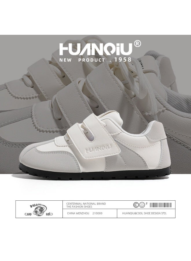 HUANQIU 1958 Retro Fashion Sneakers - Hook & Loop Closure Casual Shoes for Daily Wear 37SIZE