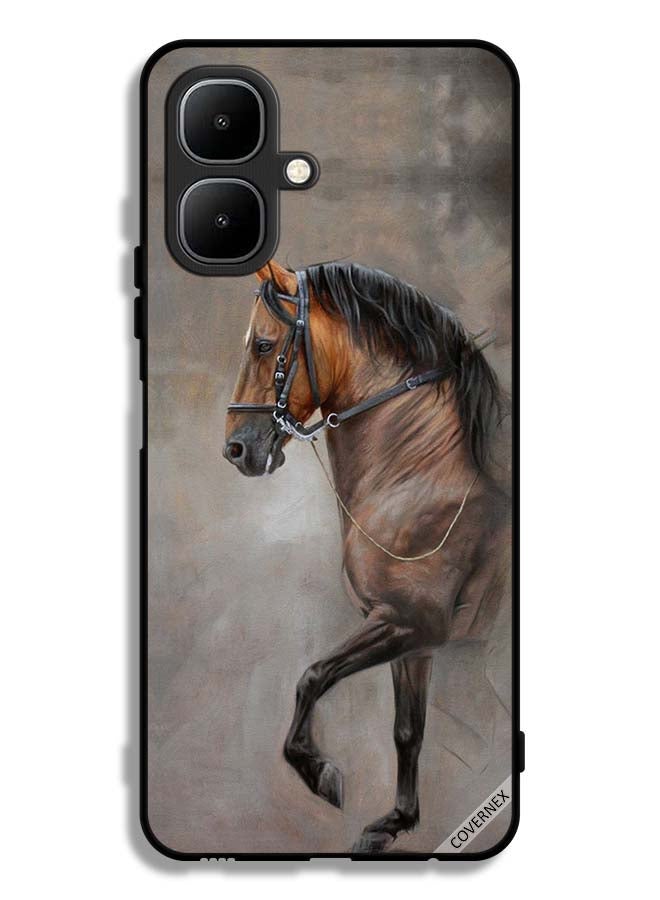 Covernex Infinix Smart 10 Protective Case Cover Vintage Picture Of Horse