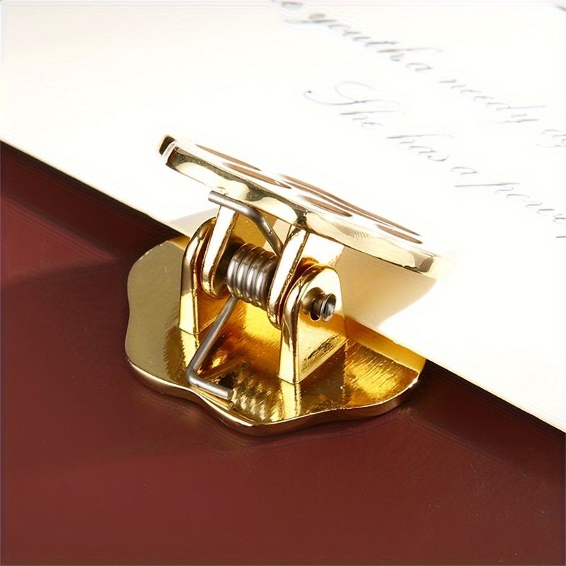 Brick Red Cat Paw Hand Account Clip Office Metal Notebook Clip Student Test Paper Cute Small Clip - Image 5