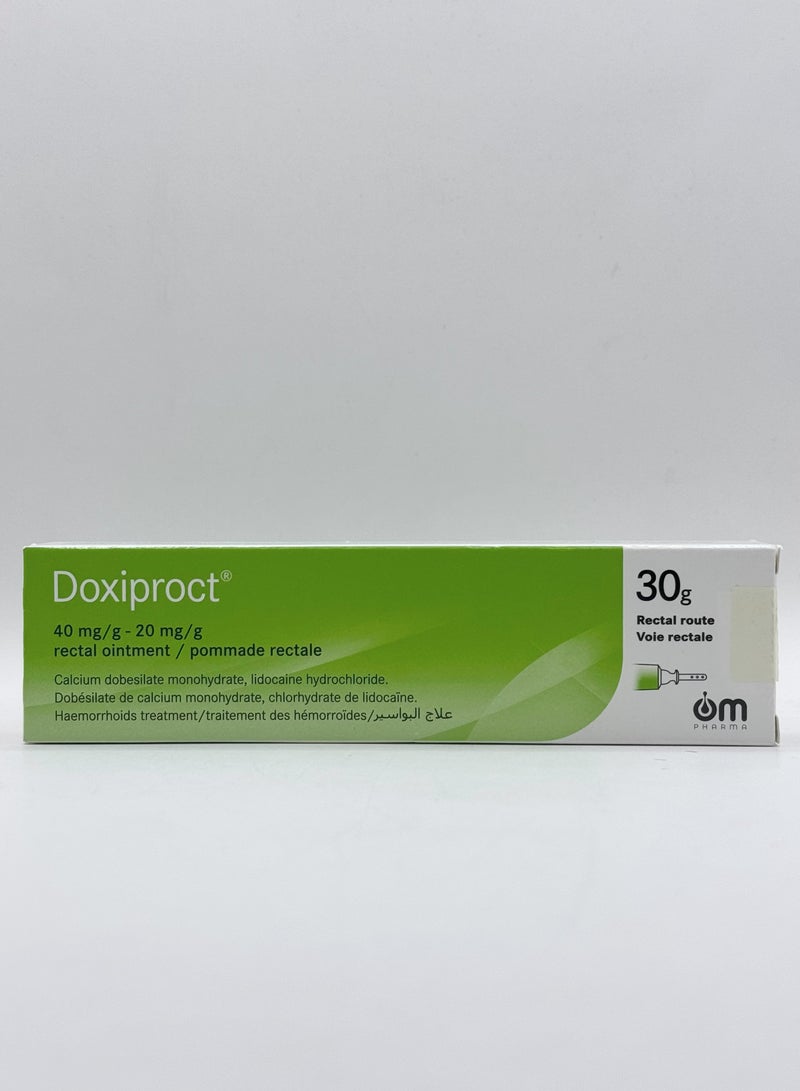 Doxiproct Doxiproct Ointment rectal route 30Gm
