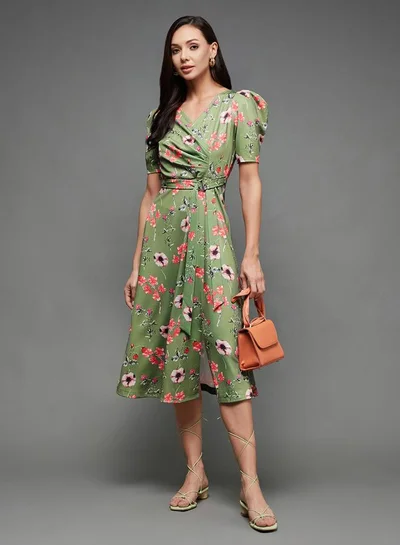 Styli Floral Print Dress