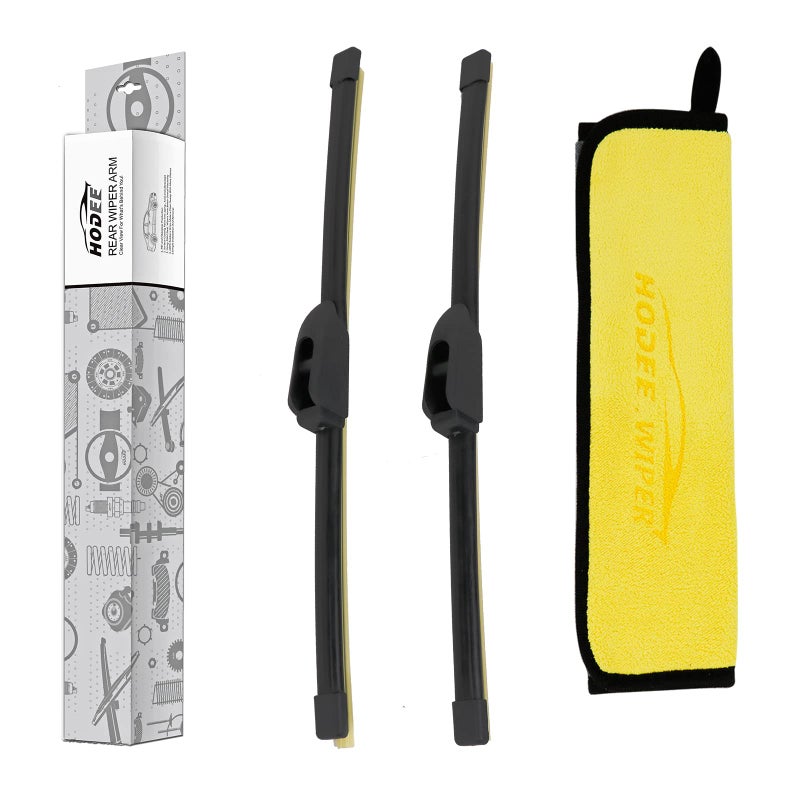HODEE Pack of 2 Rear Wiper Blade Replacement for Hyundai Elantra GT I30 20132017Jaguar FPACE 20172022Alfa Romeo StelvioEPACE 20182023Forte 20142018 HatchbackBack Windshield Window Accessories - Image 3