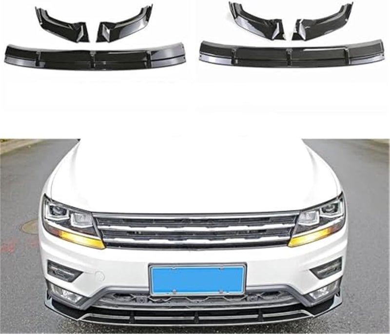 Wivplex Front Bumper Lip Spoiler for VW Tiguan L 2017-2020 - Image 3
