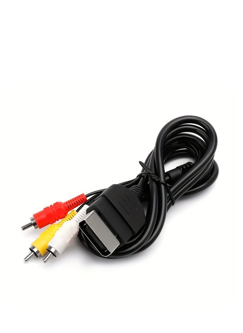 Generic - Premium RCA Composite Audio/Video Cable for Original Microsoft Xbox Gen 1 - Enjoy High-Quality Gaming! - Image 1
