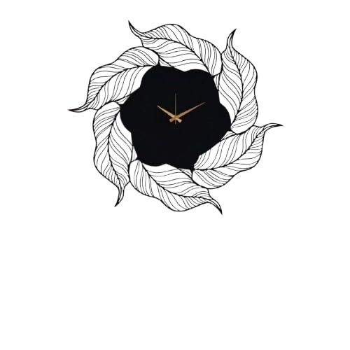 Saifix Metal Wall Clock for Living Room Stylish Latest Modern | Unique Analog Wall Clock for Drawing Room, Bedroom, Hall, Kitchen | Modern Wall Watch for Office Room Décor(40 cm, 02) - Image 4