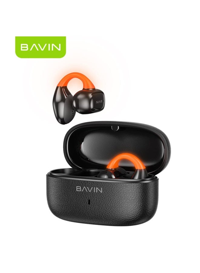 Bavin BA-102 Open-Ear TWS Bluetooth Earbuds w/ LED Light Touch Controls, AI Voice Assistant & Translation - Image 2