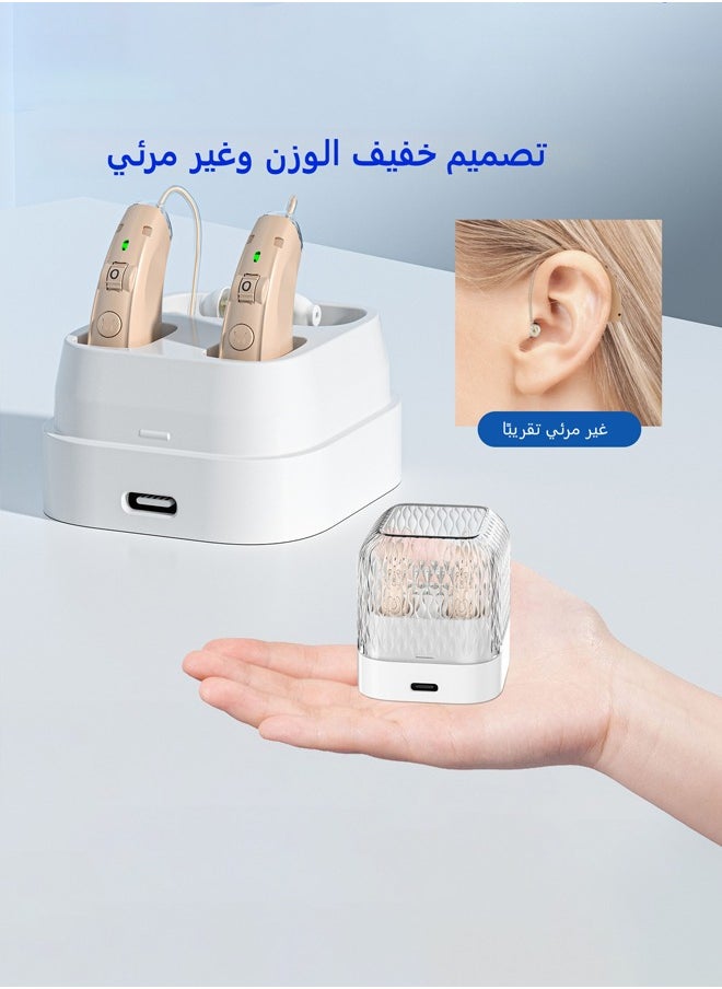 Hearing Aids Rechargeable Devices for Old People Mini Sound Amplifier Device