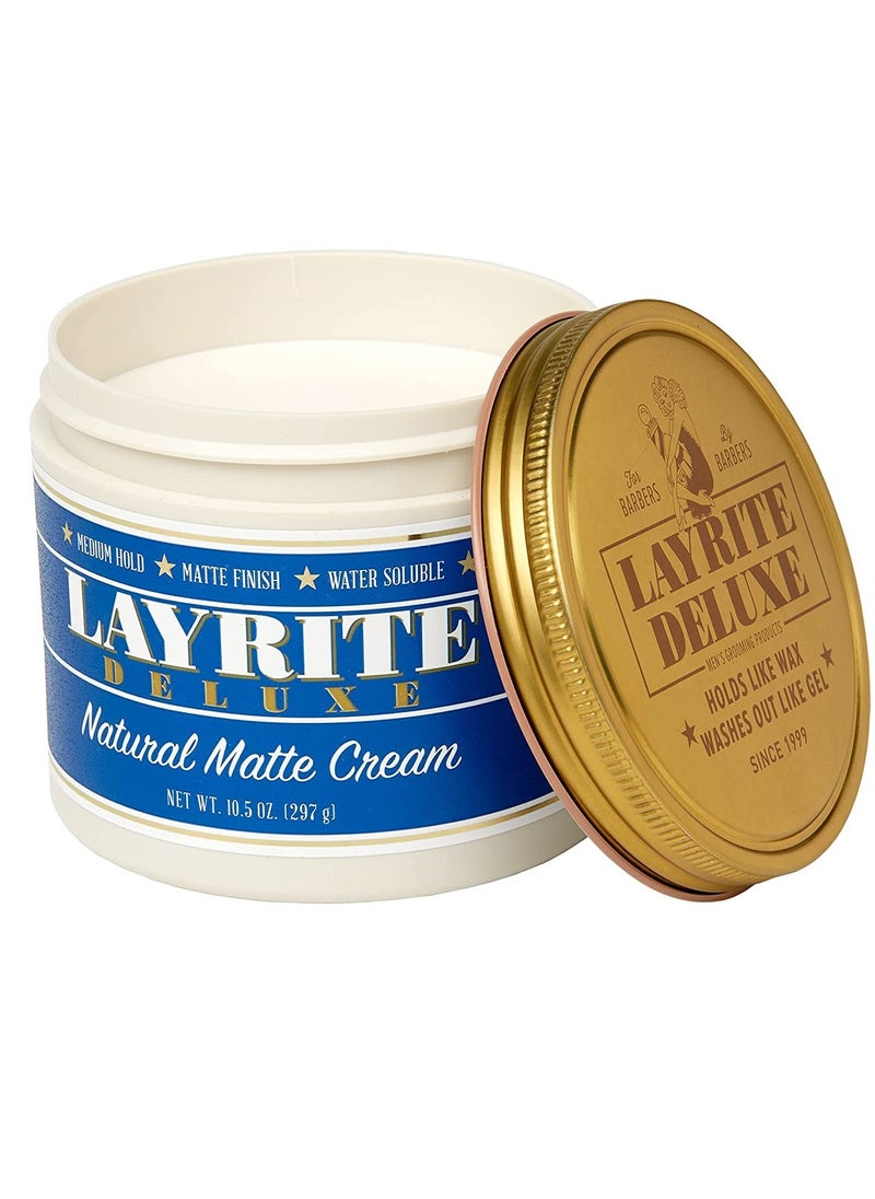 Layrite - Layrite Natural Matte Cream 10.5 Oz - Image 1