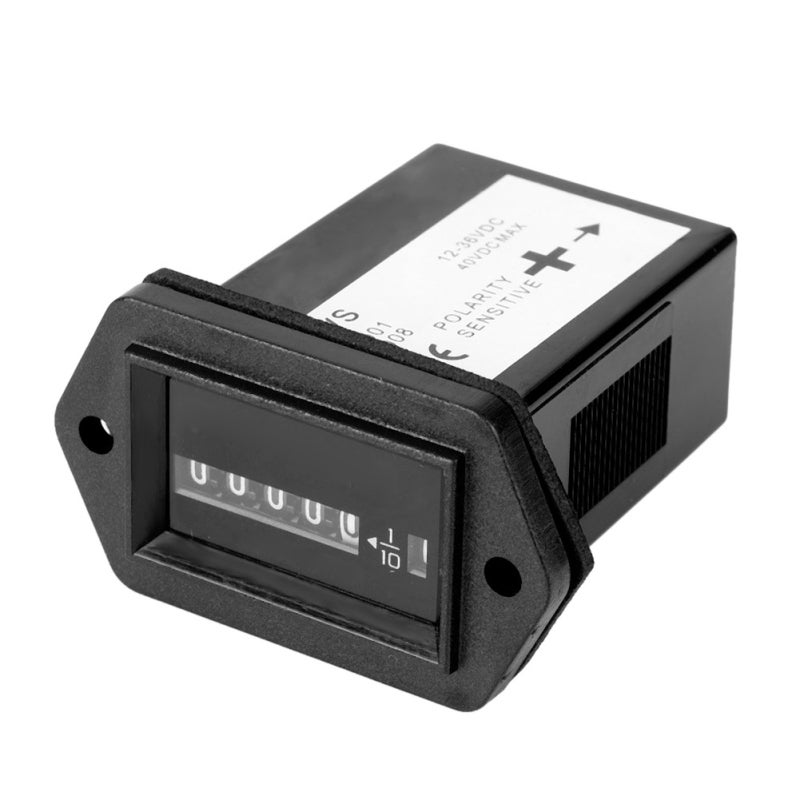 عداد ساعات المحرك DC12-36V - تتبع دقيق للوقت للشاحنات والجرارات والسفن - مقياس مؤقت الساعات لتحديد فترات تغيير الزيت - Image 2