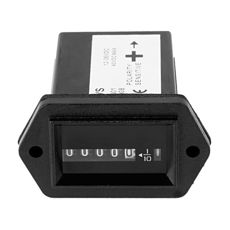 عداد ساعات المحرك DC12-36V - تتبع دقيق للوقت للشاحنات والجرارات والسفن - مقياس مؤقت الساعات لتحديد فترات تغيير الزيت - Image 1