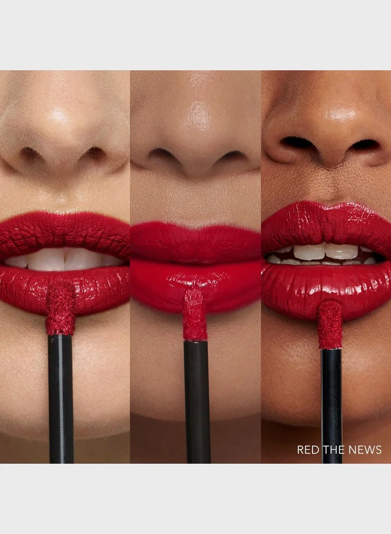 BOBBI BROWN Luxe Liquid Lip High Shine - Red the News
