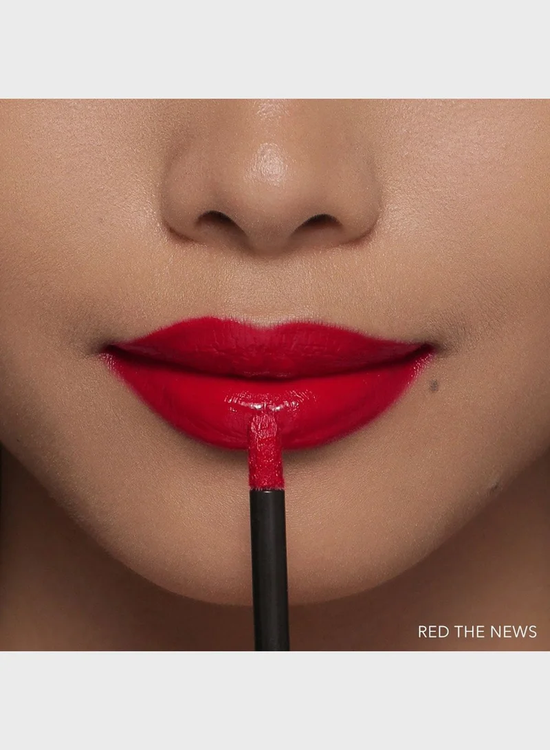 BOBBI BROWN Luxe Liquid Lip High Shine - Red the News