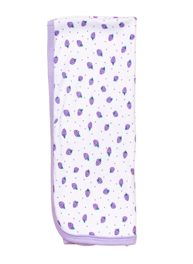 Tinycare Cotton Bath Hooded Towel for New Born Baby, Extra Soft Hosiery Fabric Printed Towel for Kids/Toddler/Infants 72 x 72cm, Quick Absorbent (Purple- Pack of 1) 0-12 Months - Image 1
