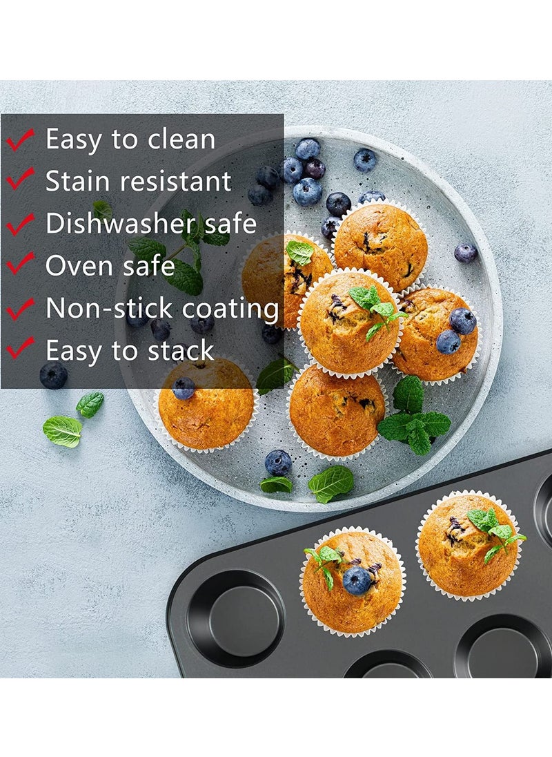 ALMUFARREJ - Set of 5 non-stick cake pans - Image 1