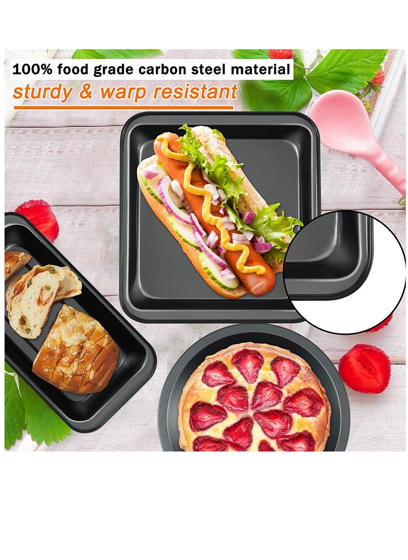 ALMUFARREJ - Set of 5 non-stick cake pans - Image 1