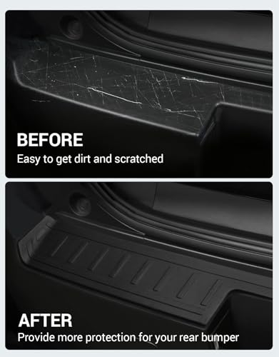 Ecarzo Rear Bumper Protector for 2025 2024 2023 2022 2021 Bronco Sport Accessories Trim Cover Scratch Resistant Trunk Door Entry Guards (Not for Bronco Sport Big Bend/Badlands) - Image 2