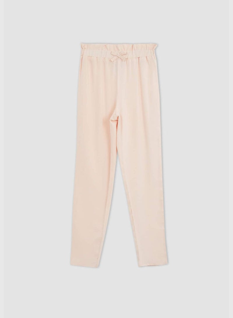 DeFacto Girl Regular Fit Paperbag Waist Trousers - Image 1