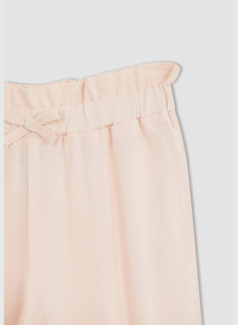 DeFacto Girl Regular Fit Paperbag Waist Trousers - Image 2
