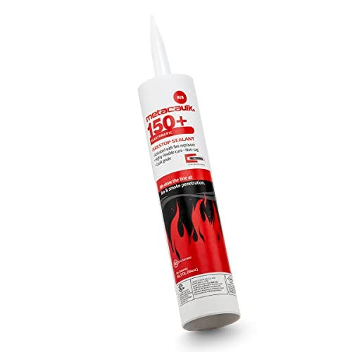 Rectorseal ركتور سيل 66648 عبوة 10.3 أونصة ميتاكاوك مك 150+ مانع تسرب للحريق ، أحمر - Image 1