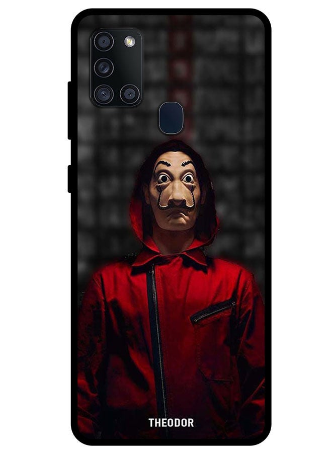 Theodor غطاء حماية لجهاز سامسونج جالاكسي A21s من مسلسل بيت المال - المهرج - Image 1