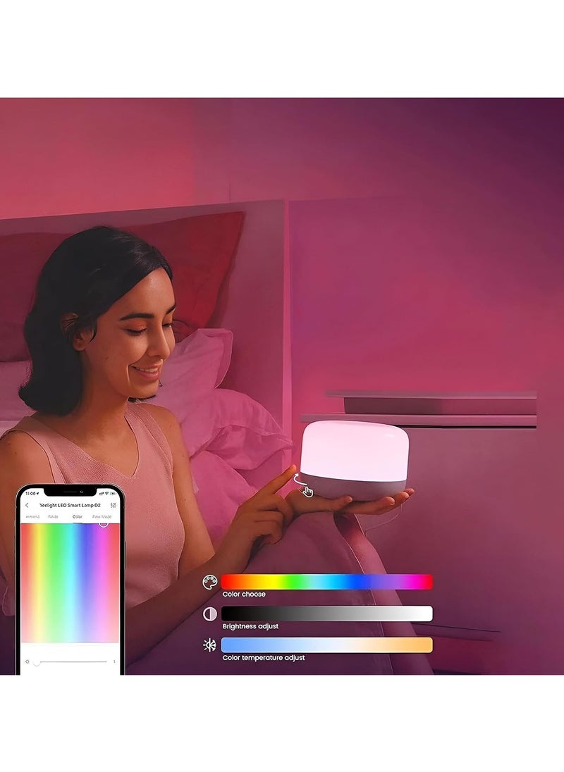Yeelight - YEELIGHT Smart Table Lamp, Siri Voice Control Bedside Lamp with Music Sync - Image 1