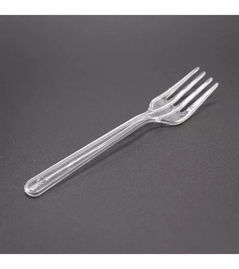 68pcs Transparent Dessert Forks Cake Forks Salad Forks Fruit Takeaway Forks For Birthday Wedding Picnic Party Supplies - Image 4