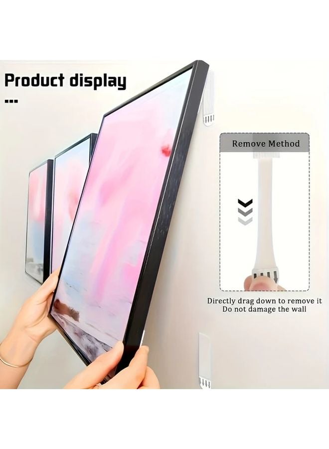 48pcs Damage Free Hanging Strips Strong Adhesive No Nails Loop Hook Design Residue Free Removal - Image 4