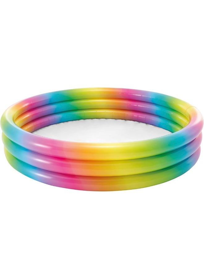 INTEX Intex - Children's Rainbow Inflatable Pool 147x33cm - 58439  - Image 1