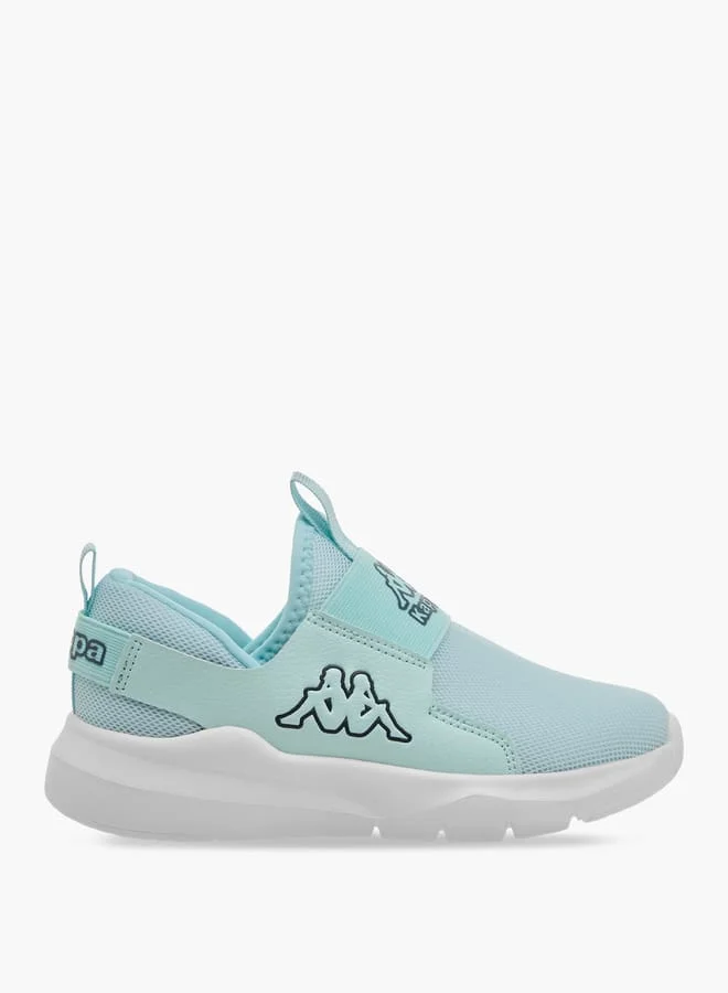 Kappa Girls' Logo Detail Slip-On Sports Shoes with Pull Up Tab