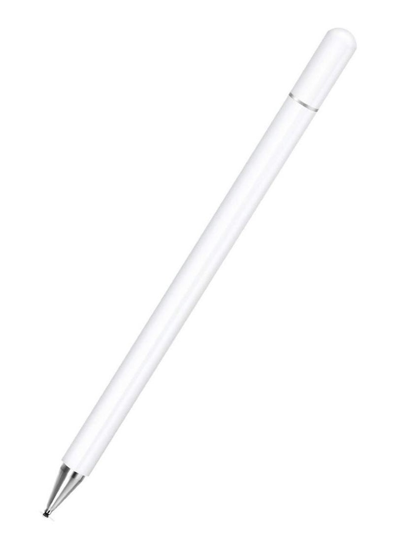 FEND Stylus Pen With 1-2mm Nib and Active Sensing Technology High Sensitivity & Precision Capacitive Pen White - Image 1