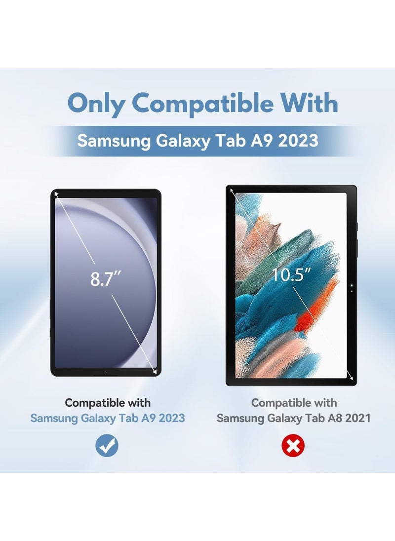 2 Pack Screen protector for Samsung Galaxy Tab A9 8.7 inch, Tempered Glass Screen Protector for Galaxy Tablet A9 2023, Anti-Scratch